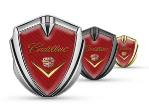 Cadillac Abzeichen Selbstklebend Robuste Standard Größe
